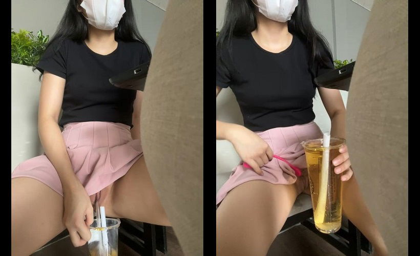 Membawa mainan ke kedai teh susu sangat gembira saya penuh dengan air - mina mi