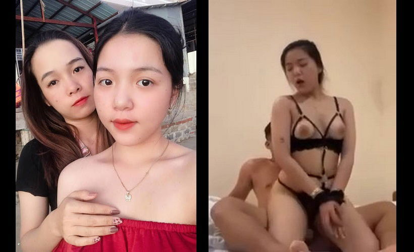 De zachte en zachte zus onthulde een clip van seksualisatie in bed met haar vriendje
