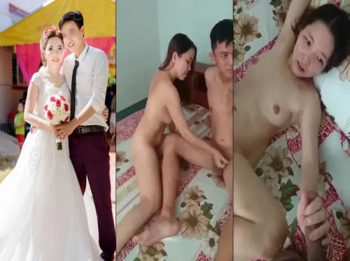 Cưới xong thì em gái lộ clip sex chơi some 2 3 người với đội bạn thân